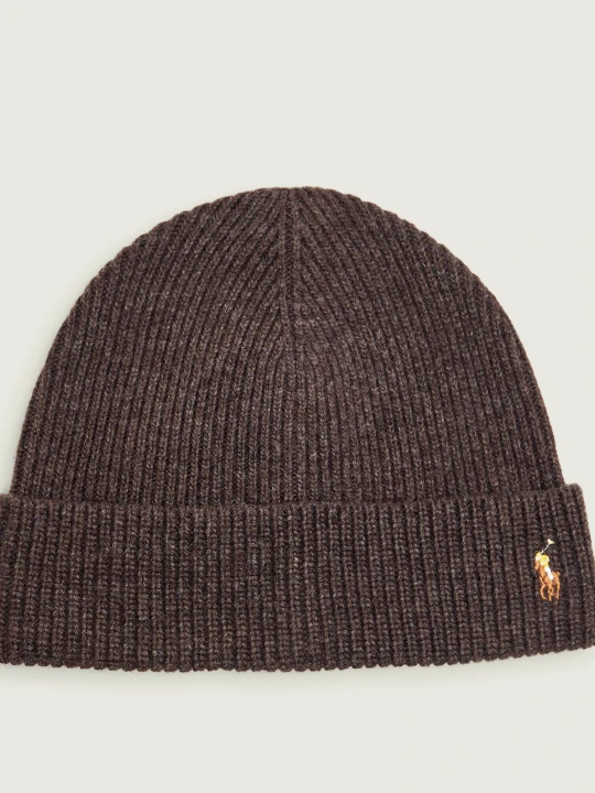 Zdjęcie produktu POLO RALPH LAUREN Wełniana czapka brązowy