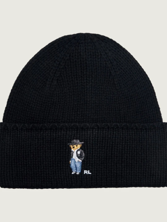 Zdjęcie produktu POLO RALPH LAUREN Wełniana czapka czarny