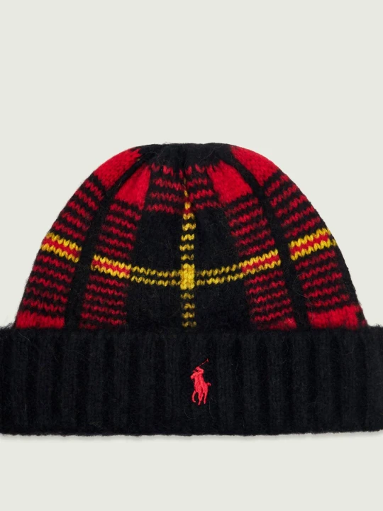 Zdjęcie produktu POLO RALPH LAUREN Wełniana czapka czerwony
