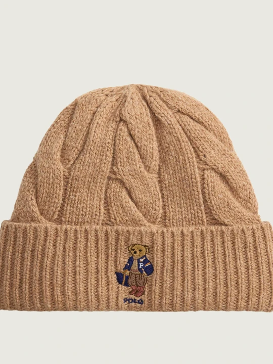 Zdjęcie produktu POLO RALPH LAUREN Wełniana czapka Echo beżowy