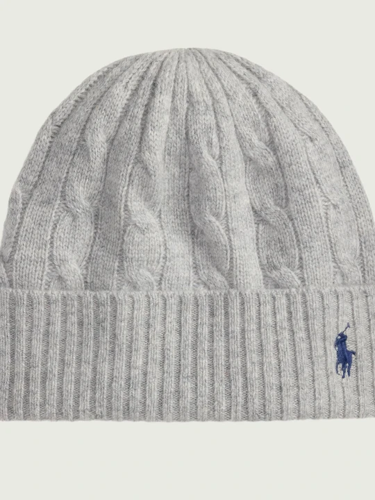 Zdjęcie produktu POLO RALPH LAUREN Wełniana czapka | z dodatkiem kaszmiru szary