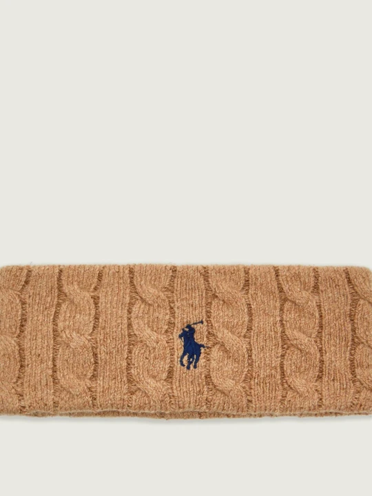 Zdjęcie produktu POLO RALPH LAUREN Wełniana opaska | z dodatkiem kaszmiru camel