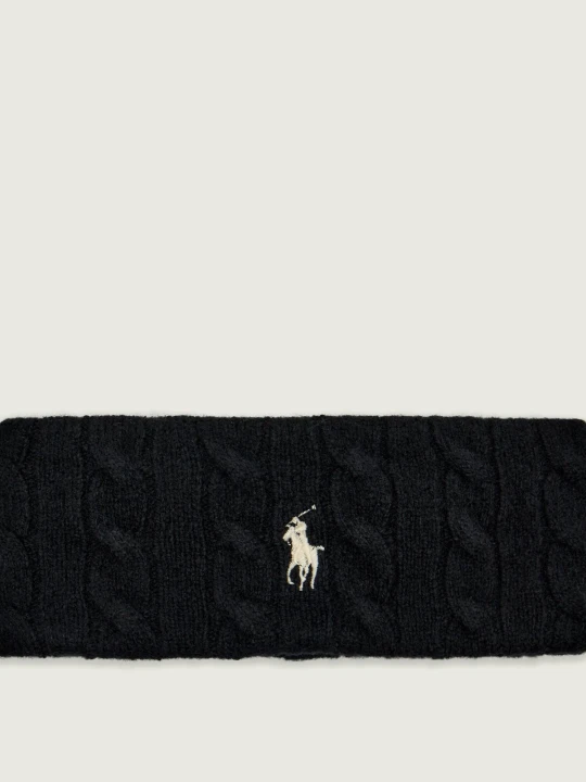 Zdjęcie produktu POLO RALPH LAUREN Wełniana opaska | z dodatkiem kaszmiru czarny