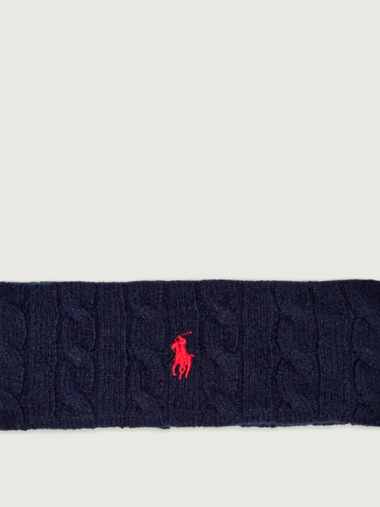 Zdjęcie produktu POLO RALPH LAUREN Wełniana opaska | z dodatkiem kaszmiru granatowy