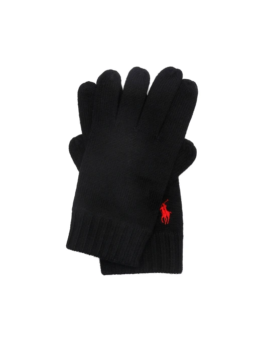 Zdjęcie produktu POLO RALPH LAUREN Wełniane rękawiczki czarny