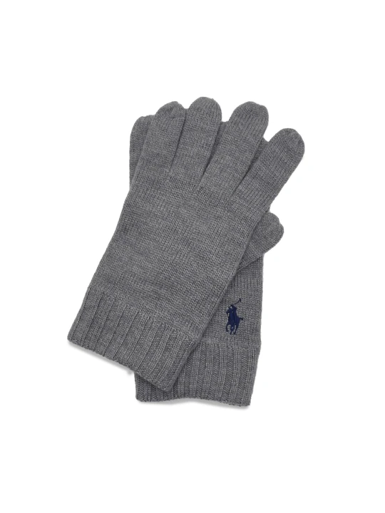 Zdjęcie produktu POLO RALPH LAUREN Wełniane rękawiczki szary