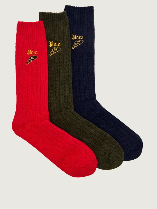 Zdjęcie produktu POLO RALPH LAUREN Wełniane skarpety 3-pack
