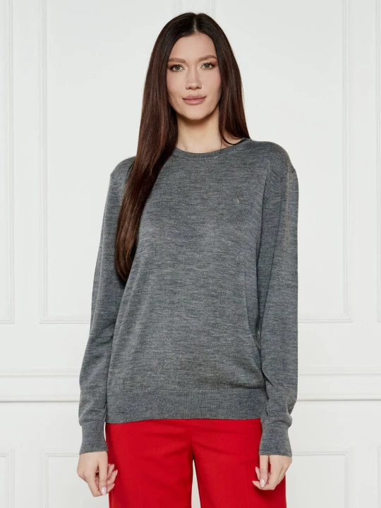 Zdjęcie produktu POLO RALPH LAUREN Wełniany sweter | Loose fit szary