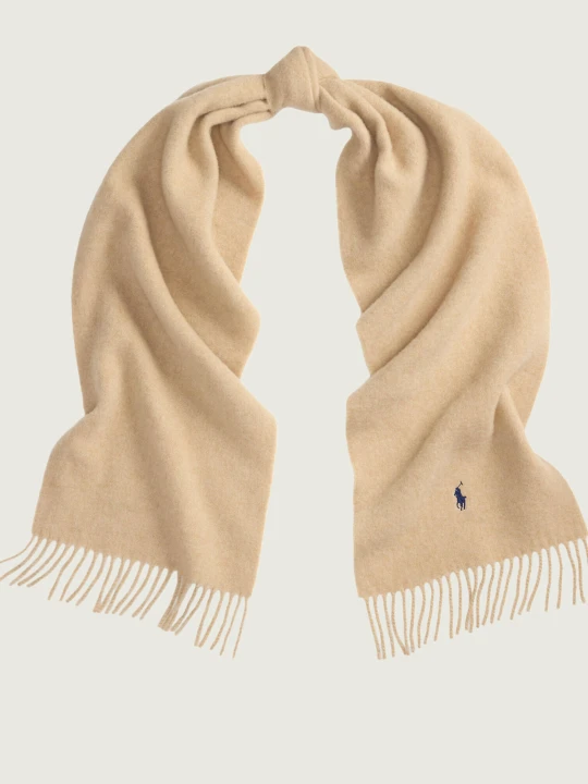 Zdjęcie produktu POLO RALPH LAUREN Wełniany szal beżowy