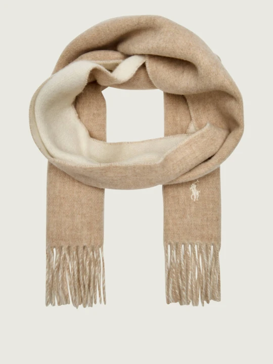 Zdjęcie produktu POLO RALPH LAUREN Wełniany szal beżowy