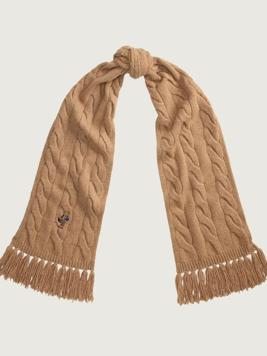 Zdjęcie produktu POLO RALPH LAUREN Wełniany szal camel