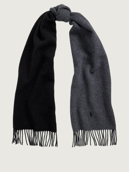 Zdjęcie produktu POLO RALPH LAUREN Wełniany szal czarny