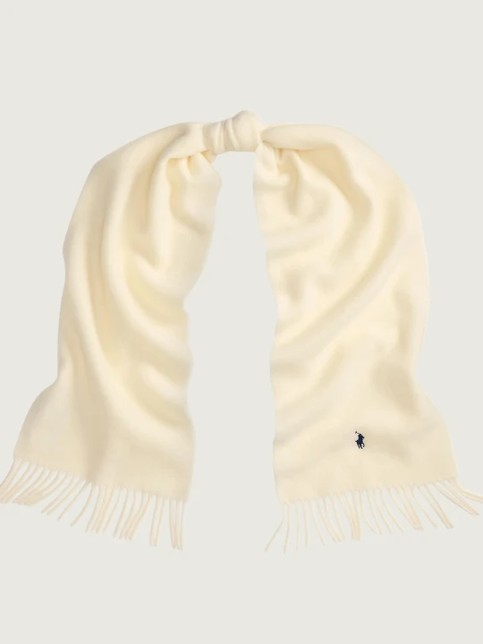 Zdjęcie produktu POLO RALPH LAUREN Wełniany szal kremowy