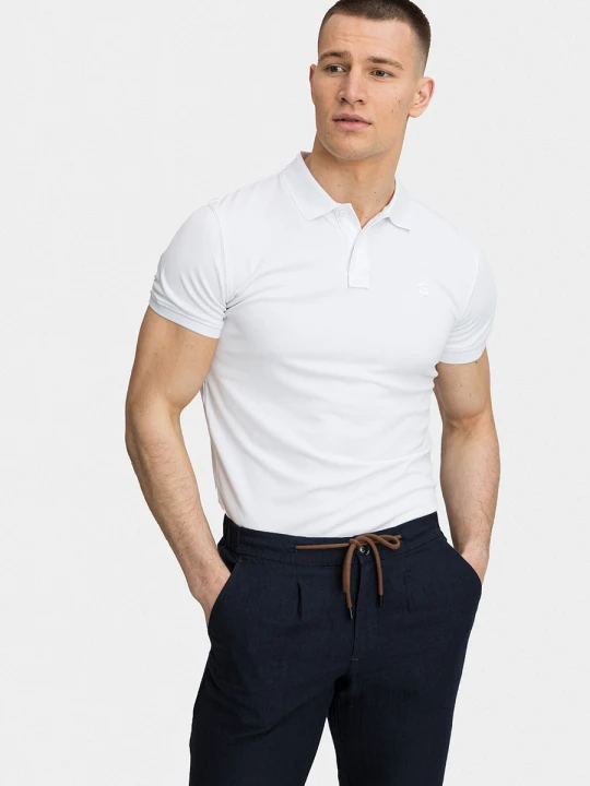 Zdjęcie produktu Polo SALVATORE 01035A00GSA Giacomo Conti bialy