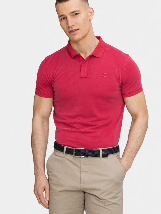 Zdjęcie produktu Polo SALVATORE 01035A50GSA Giacomo Conti Czerwony