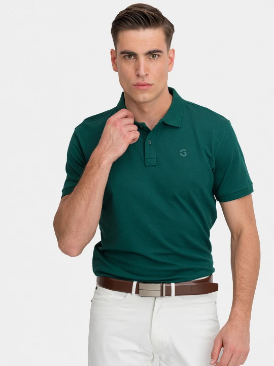 Zdjęcie produktu Polo SALVATORE 01036B60GSA Giacomo Conti zielony