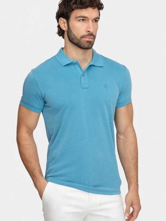 Zdjęcie produktu Polo SALVATORE 01050A70GSA Giacomo Conti niebieski