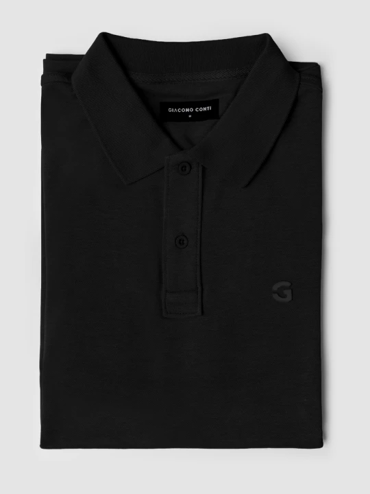 Zdjęcie produktu Polo SALVATORE 01050B90GSA Giacomo Conti czarny