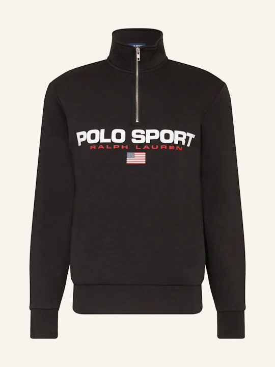 Zdjęcie produktu Polo Sport Ralph Lauren Bluza Dresowa Typu Troyer schwarz czarny