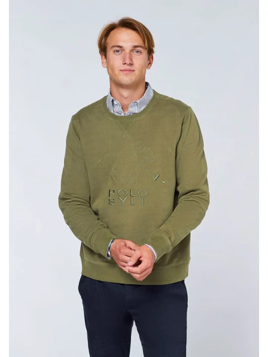 Zdjęcie produktu Polo Sylt Bluza w kolorze khaki rozmiar: S