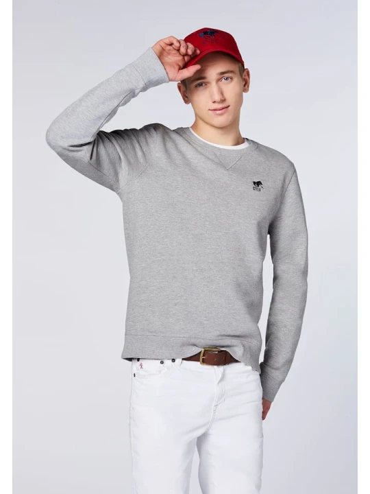 Zdjęcie produktu Polo Sylt Bluza w kolorze szarym rozmiar: 3XL