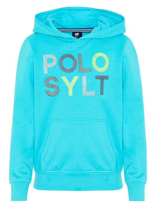 Zdjęcie produktu Polo Sylt Bluza w kolorze turkusowym ze wzorem rozmiar: 170 / 176