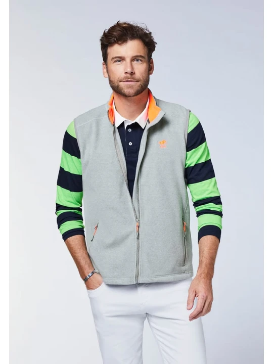 Zdjęcie produktu Polo Sylt Kamizelka polarowa w kolorze szarym rozmiar: XXL