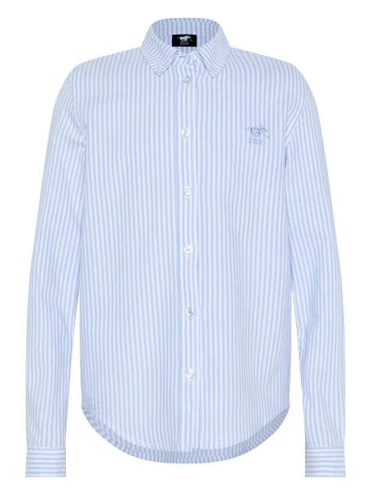 Zdjęcie produktu Polo Sylt Koszula - Regular fit - w kolorze błękitno-białym rozmiar: 158/164