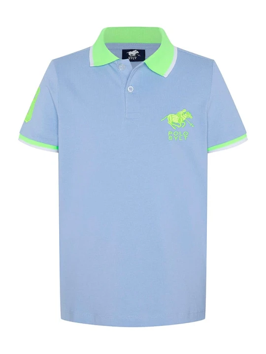Zdjęcie produktu Polo Sylt Koszulka polo w kolorze błękitno-zielonym rozmiar: 170 / 176