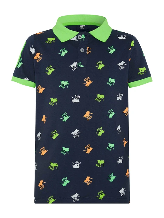 Zdjęcie produktu Polo Sylt Koszulka polo w kolorze granatowym ze wzorem rozmiar: 110 / 116