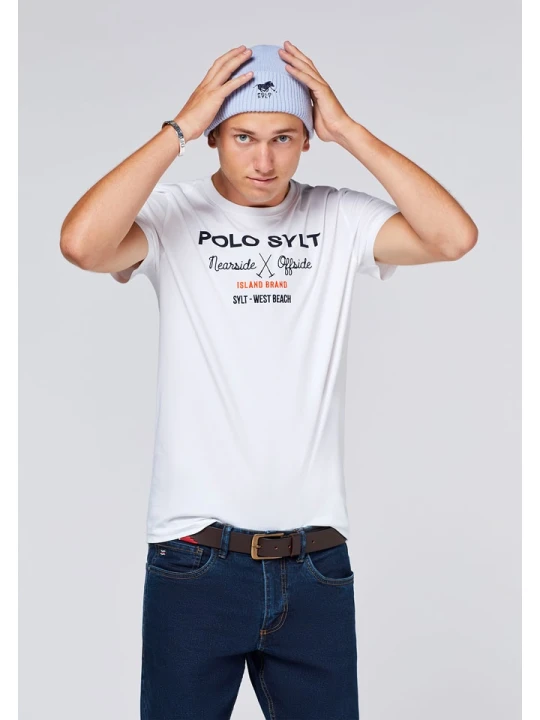 Zdjęcie produktu Polo Sylt Koszulka w kolorze białym rozmiar: M