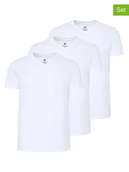 Zdjęcie produktu Polo Sylt Koszulki (3 szt.) w kolorze białym rozmiar: 3XL