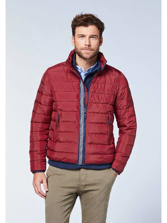Zdjęcie produktu Polo Sylt Kurtka pikowana w kolorze czerwonym rozmiar: 3XL