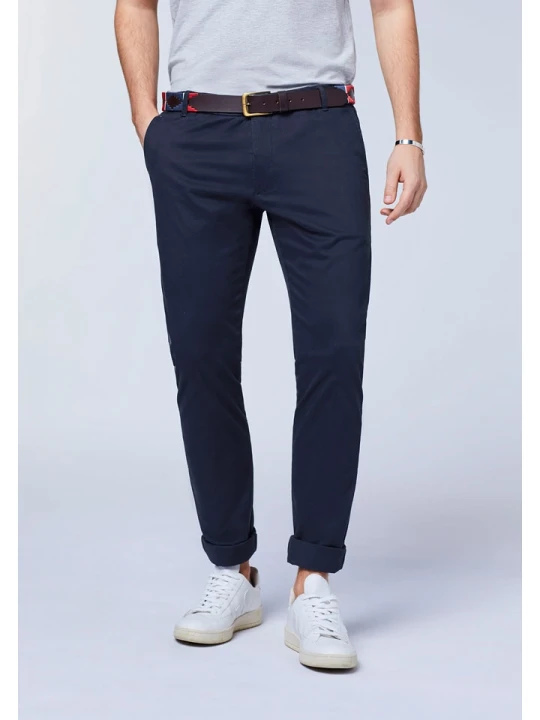 Zdjęcie produktu Polo Sylt Spodnie chino w kolorze granatowym rozmiar: 46