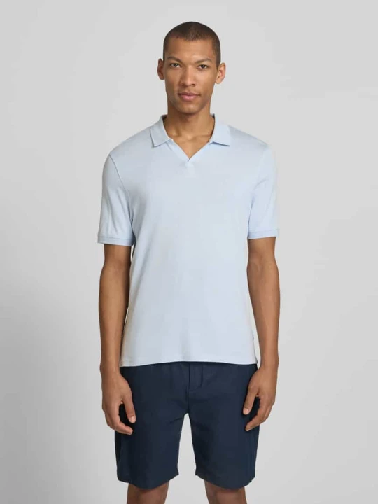 Zdjęcie produktu Polówka o kroju slim fit z detalem z logo model 'Boll' CINQUE Jasnoniebieski