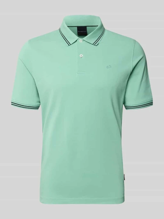 Zdjęcie produktu Polówka o kroju slim fit z naszytym logo Bugatti Miętowy