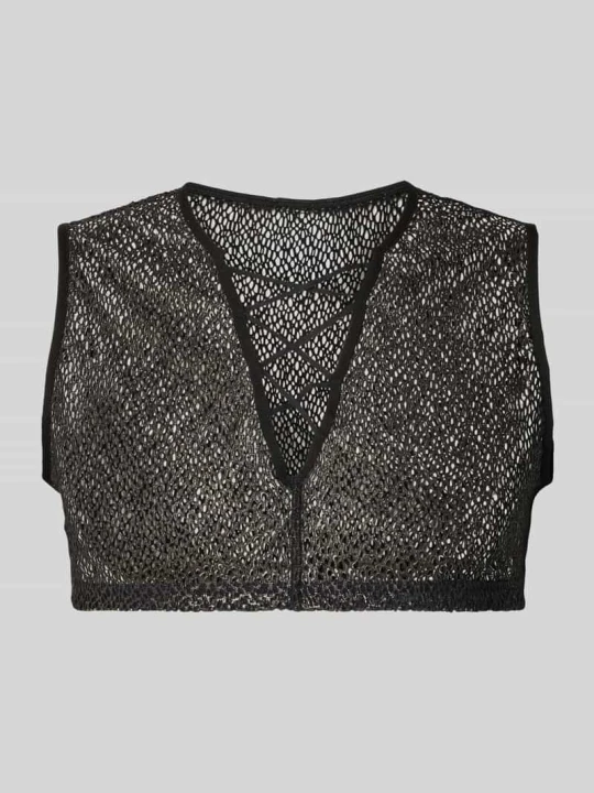 Zdjęcie produktu Półprzezroczysta biustonosz typu brassière model 'Night Universe' WOH Metaliczny czarny