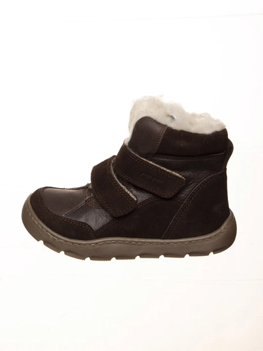 Zdjęcie produktu POM POM Skórzane buty w kolorze brązowym do chodzenia na boso rozmiar: 28
