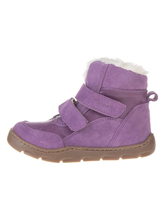 Zdjęcie produktu POM POM Skórzane buty w kolorze fioletowym do chodzenia na boso rozmiar: 26