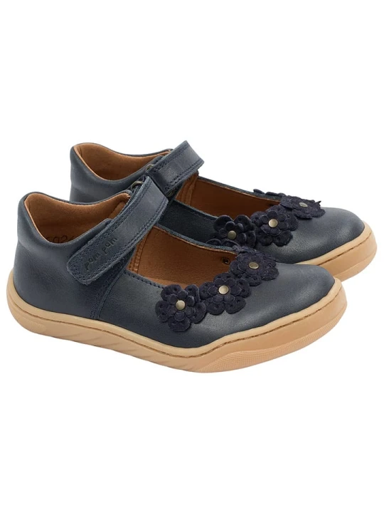 Zdjęcie produktu POM POM Skórzane buty w kolorze granatowym do chodzenia na boso rozmiar: 27