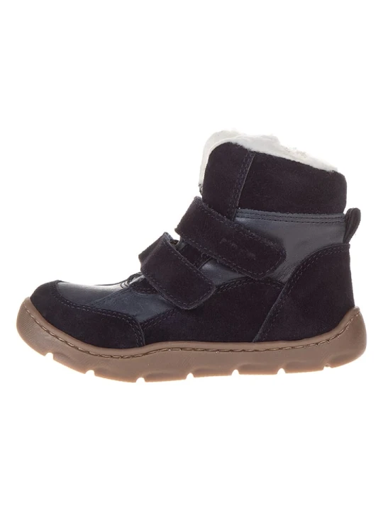 Zdjęcie produktu POM POM Skórzane buty w kolorze granatowym do chodzenia na boso rozmiar: 32