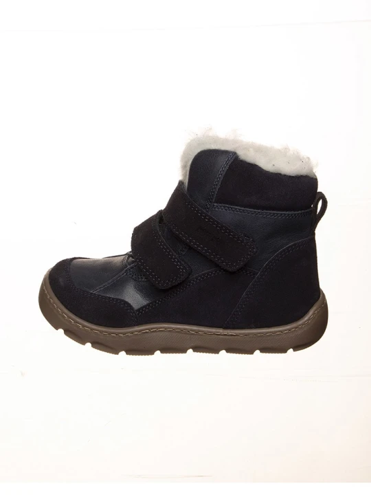 Zdjęcie produktu POM POM Skórzane buty w kolorze granatowym do chodzenia na boso rozmiar: 25