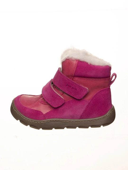 Zdjęcie produktu POM POM Skórzane buty w kolorze różowym do chodzenia na boso rozmiar: 30