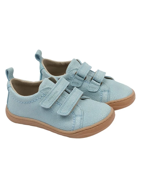 Zdjęcie produktu POM POM Skórzane sneakersy w kolorze błękitnym rozmiar: 31