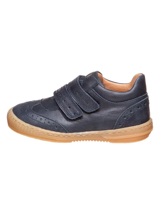 Zdjęcie produktu POM POM Skórzane sneakersy w kolorze granatowym rozmiar: 30