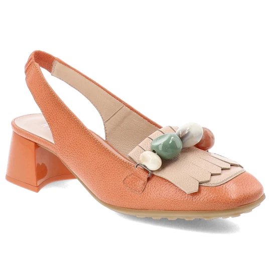 Zdjęcie produktu Pomarańczowe Sandały Hispanitas Eleganckie Obuwie Damskie