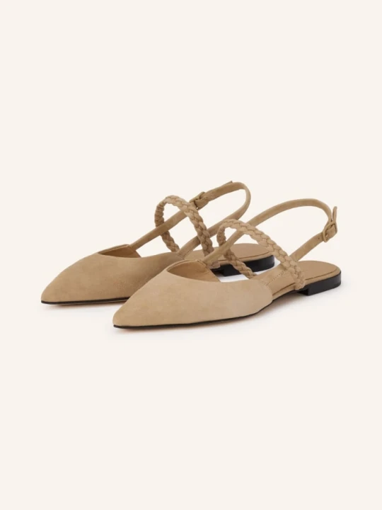 Zdjęcie produktu Pomme D'or Baleriny Na Rzemykach Ingrid beige