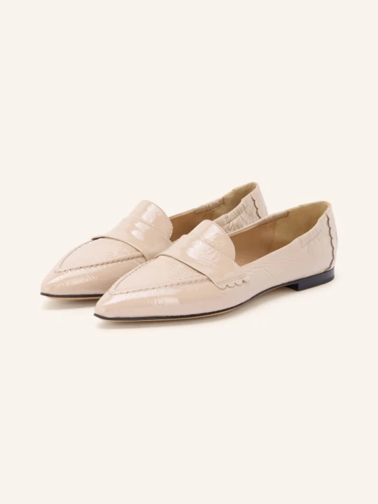 Zdjęcie produktu Pomme D'or Lakierowane Loafersy Grace beige