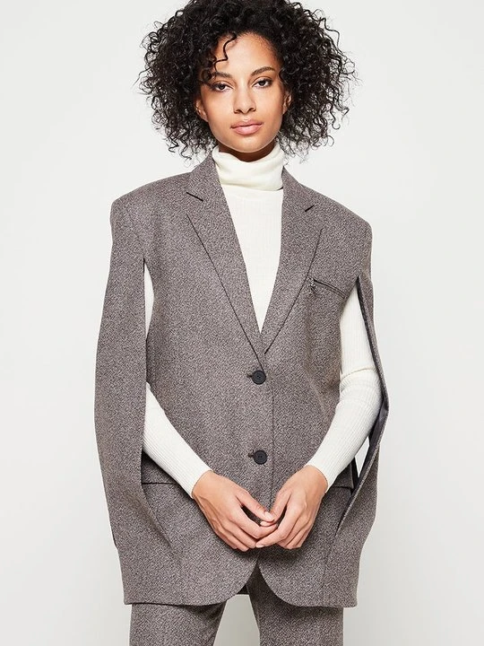 Zdjęcie produktu Ponczo Nina Ricci szary