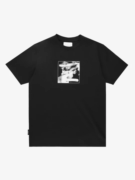 Zdjęcie produktu Pono Hołd t-shirt regular męski czarny PROSTO.
